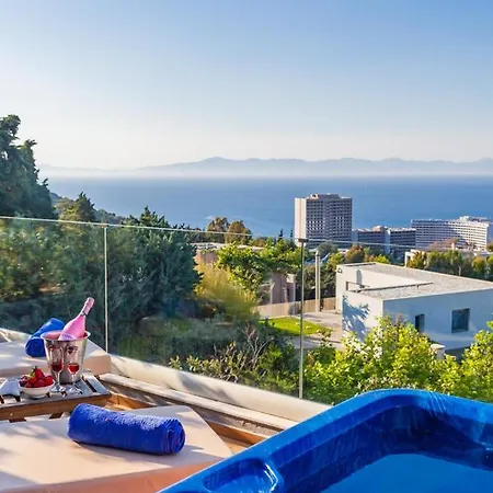 Daire Flyviewflatsblue Privatehottub With Seaview