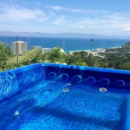 Apartmán Flyviewflatsblue Privatehottub With Seaview