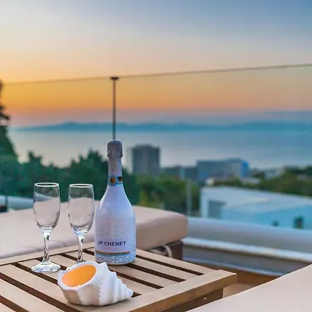 Apartmán Flyviewflatsblue Privatehottub With Seaview