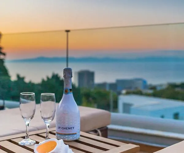 Apartmán Flyviewflatsblue Privatehottub With Seaview