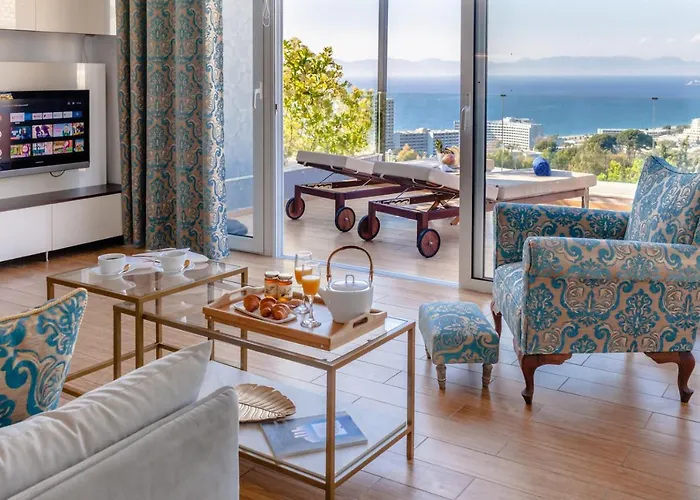 Apartmán Flyviewflatsblue Privatehottub With Seaview